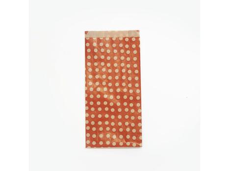 CLAIREFONTAINE Gavepose CF kraft 15x31cm rød/prikk (50) (394110C)