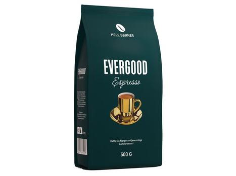 EVERGOOD Kaffe EVERGOOD Espresso hele bønner 500g (6443055*6)