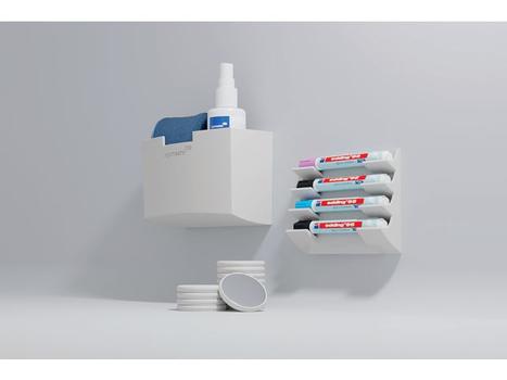 LEGAMASTER Tilbehørsholder LEGAMASTER magnetisk grå (7-122718)