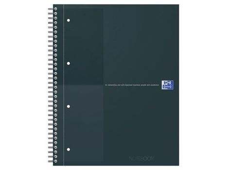 OXFORD Notatbok OXFORD int. A4+ linjert sort (400194457)