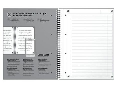 OXFORD Notatbok OXFORD Int. A4+ linjer rød (400194459*5)