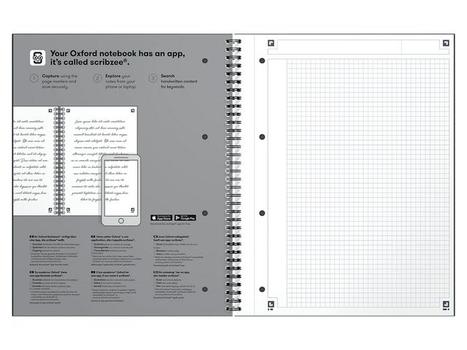 OXFORD Notatbok OXFORD Int. A4+ ruter p blå (400191243*5)