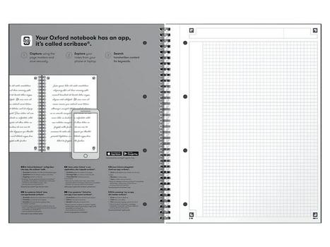 OXFORD Notatbok OXFORD int. A4+ rutet sort (400191148)