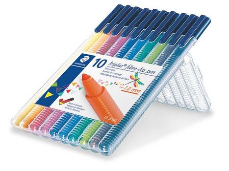 STAEDTLER Fiberpen Triplus Color 1,0mm ass (10) (323 SB10)