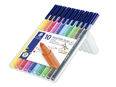 STAEDTLER Fiberpen Triplus Color 1,0mm ass (10) (323 SB10)