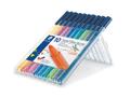 STAEDTLER Fiberpen Triplus Color 1,0mm ass (10) (323 SB10)
