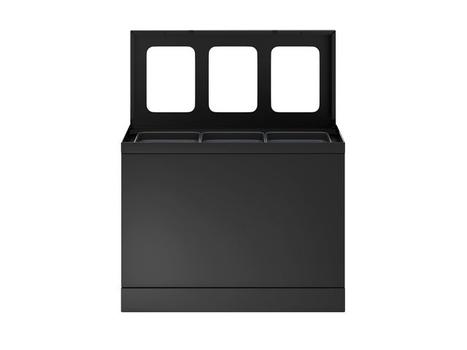 bica Basic 830 affaldsstation 3x10L antracit (830-0307016-3)
