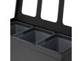 bica Basic 830 affaldsstation 3x10L antracit (830-0307016-3)