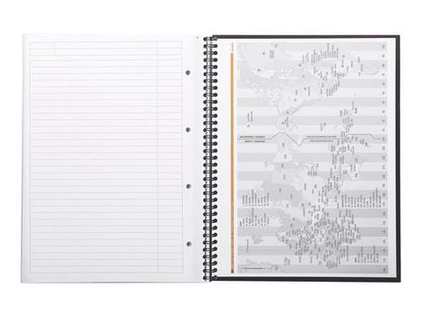 RHODIA Spiralbok RHODIA Active A4+ linjert sort (191310C*5)
