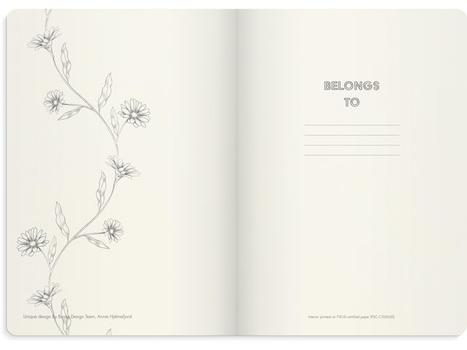 BURDE Notatbok BURDE Deluxe A5 butterfly (92765500)