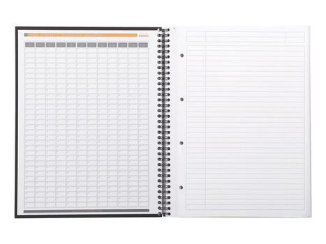 RHODIA Spiralbok RHODIA Active A4+ linjert sort (191310C*5)