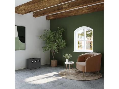 bica Basic 830 affaldsstation 3x10L antracit (830-0307016-3)