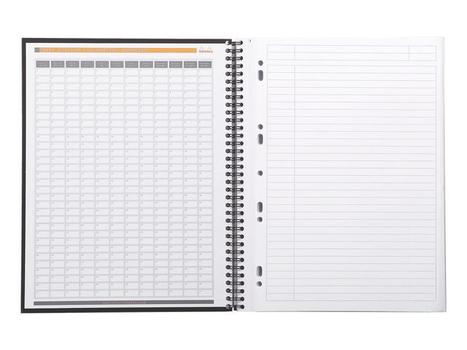 RHODIA Spiralbok RHODIA Active A4+ linjert sort (191310C*5)