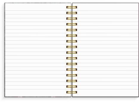 BURDE Spiralbok BURDE A5 Flowers burgunder (92762100)