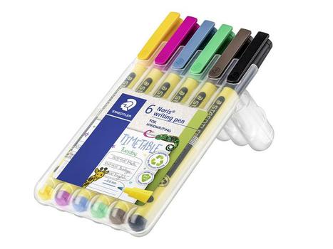 STAEDTLER Fineliner Noris writing pen 0,6mm ass (6) (307 SB6)
