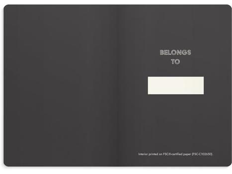 BURDE Notatbok BURDE Deluxe A6 sort (92761700)