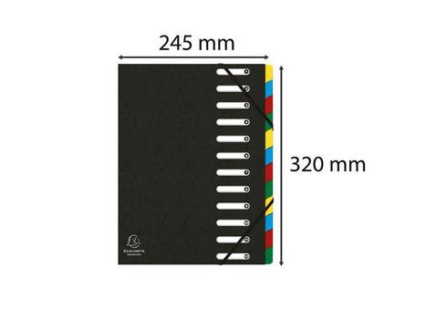 EXACOMPTA Sorteringsmappe EXACOMPTA 1-12 PP sort (55121E)
