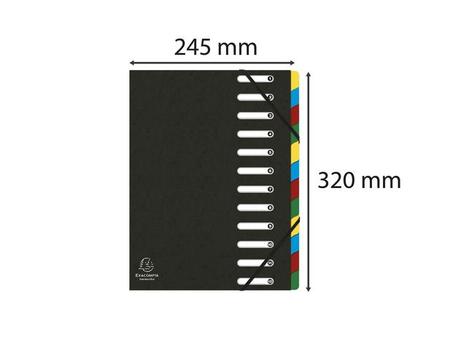EXACOMPTA Sorteringsmappe EXACOMPTA 1-12 PP sort (55121E)
