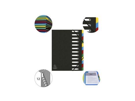 EXACOMPTA Sorteringsmappe EXACOMPTA 1-12 PP sort (55121E)