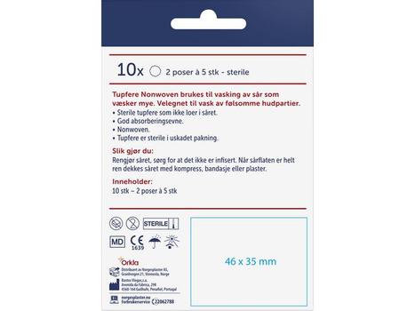 Norgesplaster Sårrens NORGESPLASTER Tupfere (10) (451143006*10)