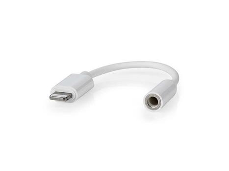 NEDIS Adapter NEDIS  Lightning til 3.5 mm 10cm (CCGB39950WT01)