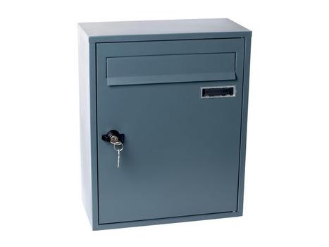 PAVO Postkasse PAVO 15x32, 5x40cm m/lås grå (8032525)