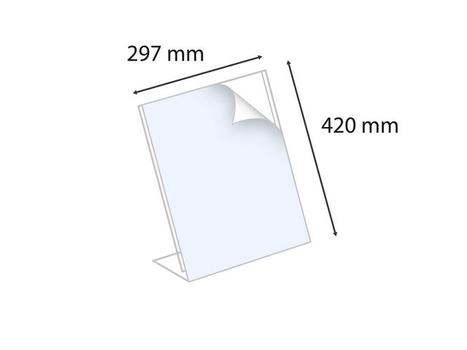 EXACOMPTA Menyholder EXACOMPTA skrå klar A3 (813058D)