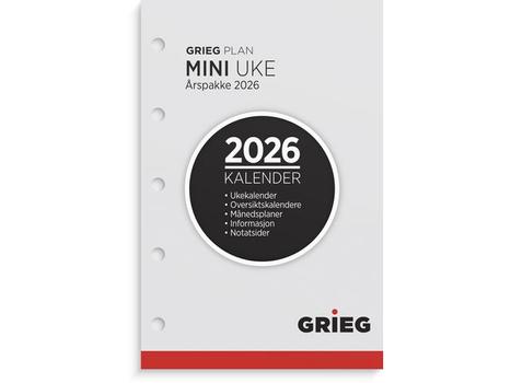 GRIEG Årspakke GRIEG Mini 2026 uke (98837026)