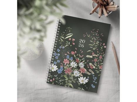 GRIEG Ukekalender GRIEG Multi A5 2026 blomster (98201026)
