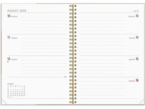 GRIEG Ukekalender GRIEG Multi A5 2026 beige (98200926)