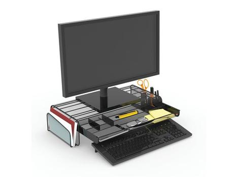 Alba Skjermholder ALBA mesh sort (MESHUP N)