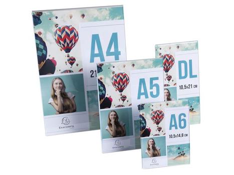 EXACOMPTA Menyholder EXACOMPTA skrå klar A5 (85058D)