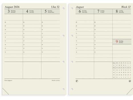 GRIEG Årspakke GRIEG A4 2026 uke (98437026)