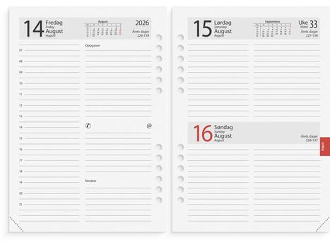 GRIEG Årspakke GRIEG A5 2026 dag (98538026)