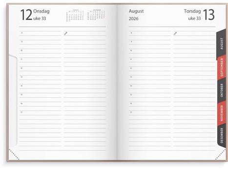 GRIEG Dagbok GRIEG Libra Colore 2026 rosa (98186526)