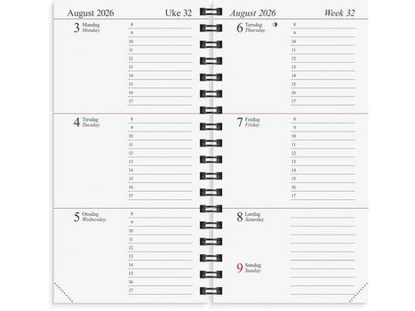 GRIEG Lommekalender GRIEG Memo 2026 refill (98389026)