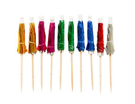 JOKER Partyparaply JOKER farget (10) (64370)