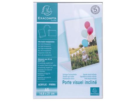 EXACOMPTA Menyholder EXACOMPTA skrå klar A5 (85058D)