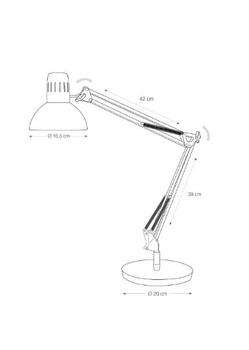 Alba Lampe ALBA Architect hvit (ARCHI BC)