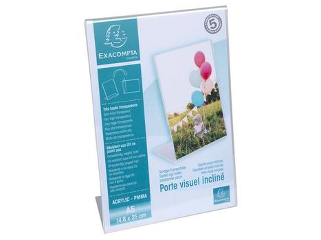 EXACOMPTA Menyholder EXACOMPTA skrå klar A5 (85058D)