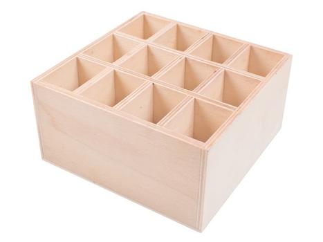 PLAYBOX Boks i tre PLAYBOX 163x155x85 12 rom (2472069)