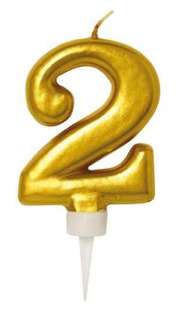 JOKER Kakelys JOKER gull 8cm 2 (79032-2)