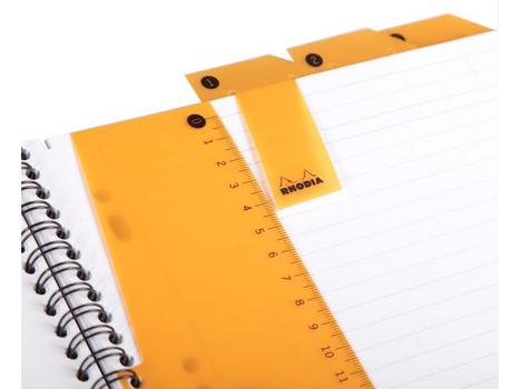 RHODIA Spiralbok RHODIA Active A4+ PP rutet sor (119900C*5)