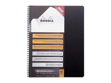 RHODIA Spiralbok RHODIA Active A4+ PP rutet sor (119900C*5)