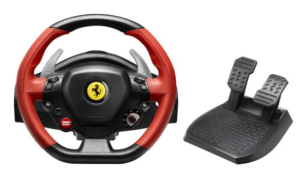 THRUSTMASTER KONSOLE FERRARI 458 SPIDER RACING WHEEL  IN ACCS (4460105)