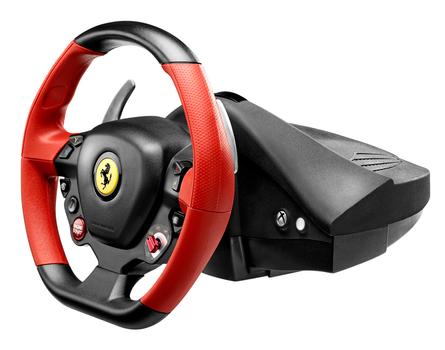 THRUSTMASTER KONSOLE FERRARI 458 SPIDER RACING WHEEL  IN ACCS (4460105)
