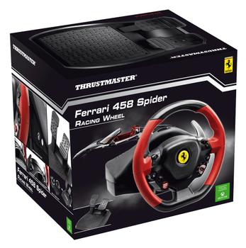 THRUSTMASTER KONSOLE FERRARI 458 SPIDER RACING WHEEL  IN ACCS (4460105)