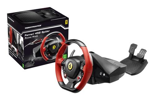 THRUSTMASTER KONSOLE FERRARI 458 SPIDER RACING WHEEL  IN ACCS (4460105)