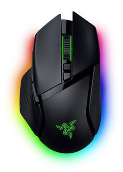 RAZER Basilisk V3 PRO 35K trådlös ergonomisk gaming mus (svart) 2,4 GHz, BT, USB C, HyperScroll,  35K DPI, optisk, Chroma RGB, programmerbar (RZ01-05240100-R3G1)