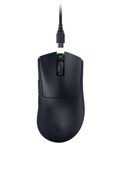 RAZER DeathAdder V3 Pro + HyperPolling Wireless Dongle (sort) Trådløs gamingmus,  30000 dpi, 30K Optical Sensor, opptil 90 timer, 8000 Hz (RZ01-04630300-R3WL)